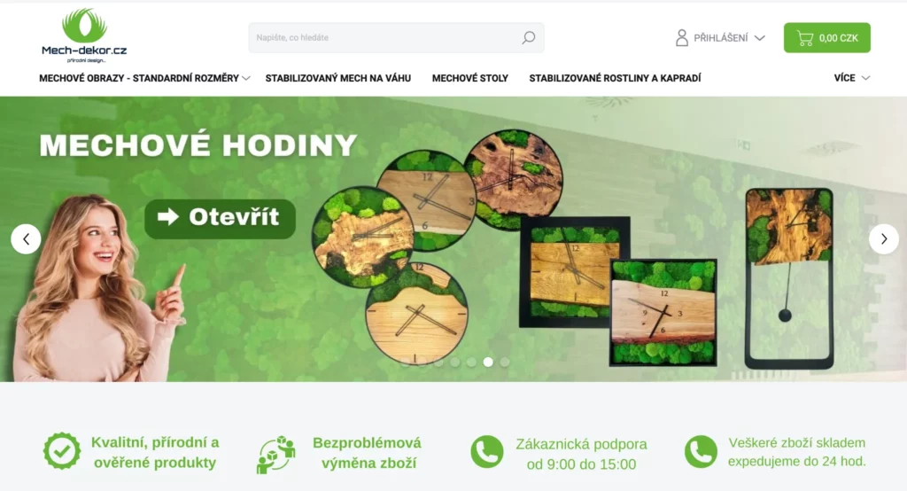 Web mech-dekor.cz