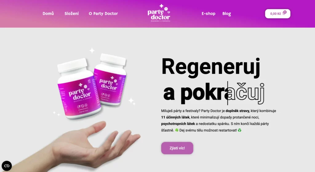 Web partydoctor.cz