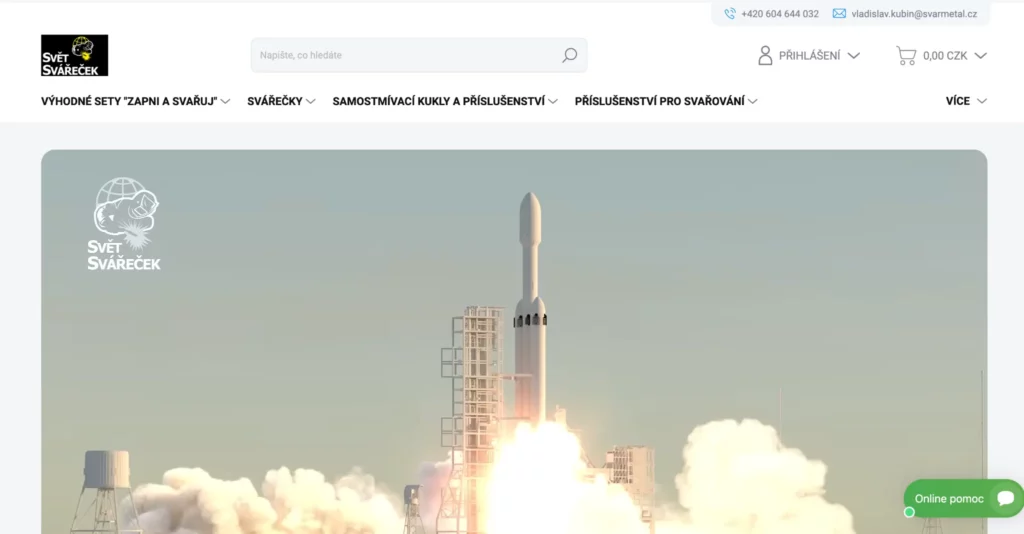 Web svetsvarecek.cz